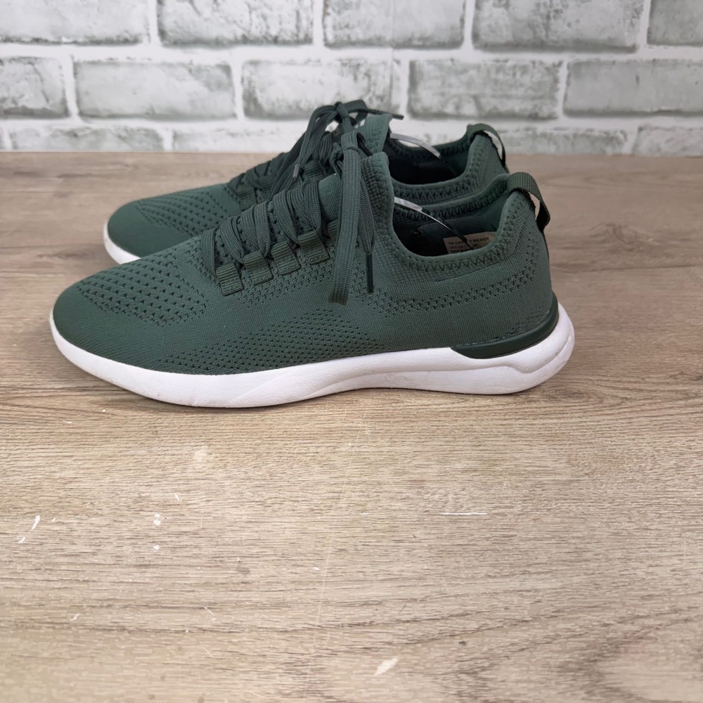 Fabletics The Everyday Sneaker Knit Forest Green Womens 9